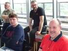 Vas. Ari Myllys, Martti Prusi, Pete Kalliomäki ja Tapio Seppälä