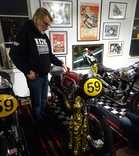 Jouni ja Matchless 500 replica